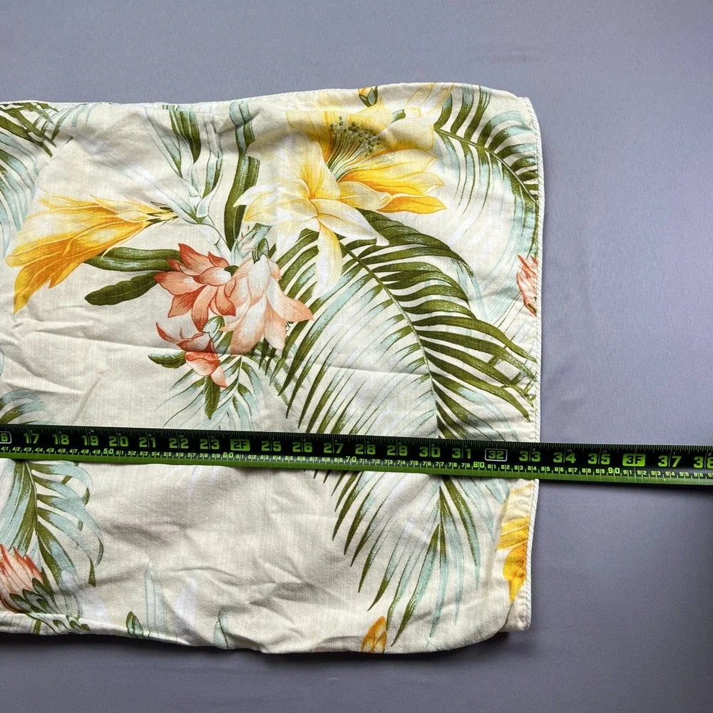 Tommy Bahama King PillowSham Multicolor Tropical Floral 100 % Cotton (18